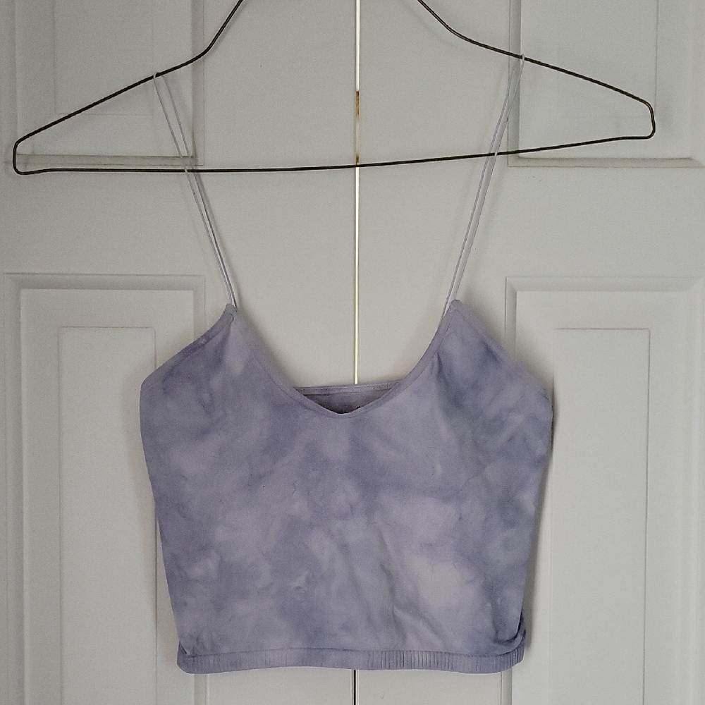 Intimatly Free People Womens Tank Bralette Sz S Purple Boho